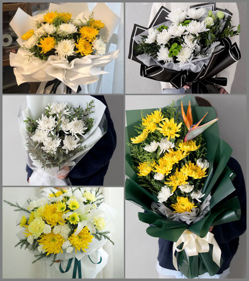 广东肇庆市德庆县马圩镇前进村白事花束代送